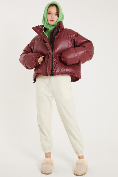 STORETS.us Harlow Faux Leather Puffer Jacket