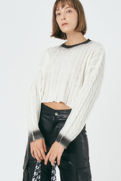 STORETS.us Ailsson Faded Knitted Top
