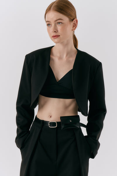 STORETS.us Evie Cropped Open Jacket