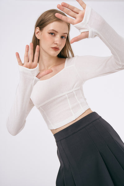 STORETS.us Ivy Squared Neck Top