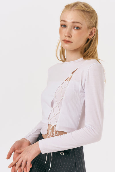 STORETS.us Izzy Lace Up Top