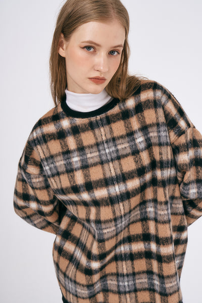 STORETS.us Willow Oversized Plaid Top