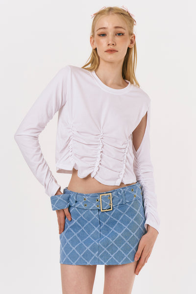 STORETS.us Talia Cut Out Ruched Top