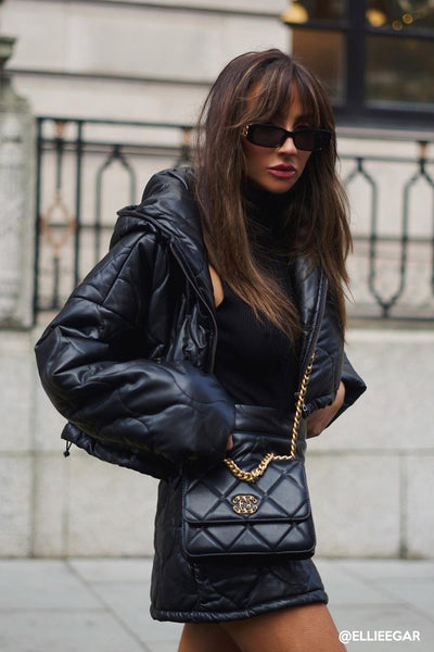STORETS.us Anina Pleather Quilted Jacket