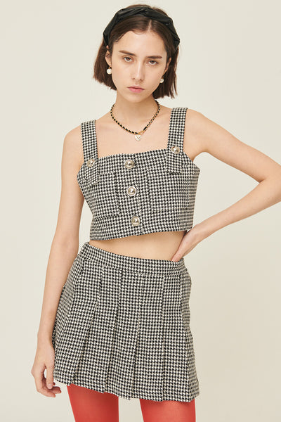 STORETS.us Haley Buttoned Crop Top