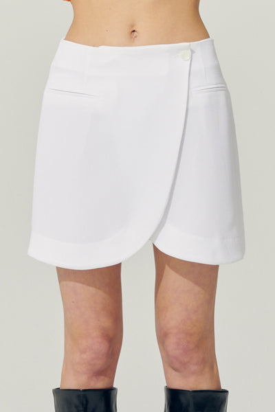 STORETS.us Re:born Eva Tulip Wrap Mini Skirt