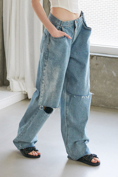 STORETS.us Vera Slash Cutout Jeans
