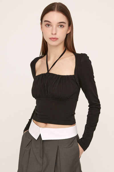 STORETS.us Alexis Front Ruched Top