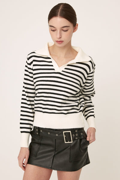 STORETS.us Luna Striped Knitted Top