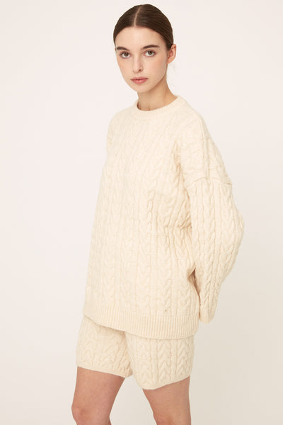 STORETS.us Ivy Cable Sweater n Shorts Set