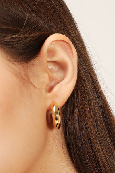 STORETS.us Golden Half Hoop Earrings