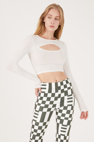 STORETS.us Shelly Cut Out Cropped Top